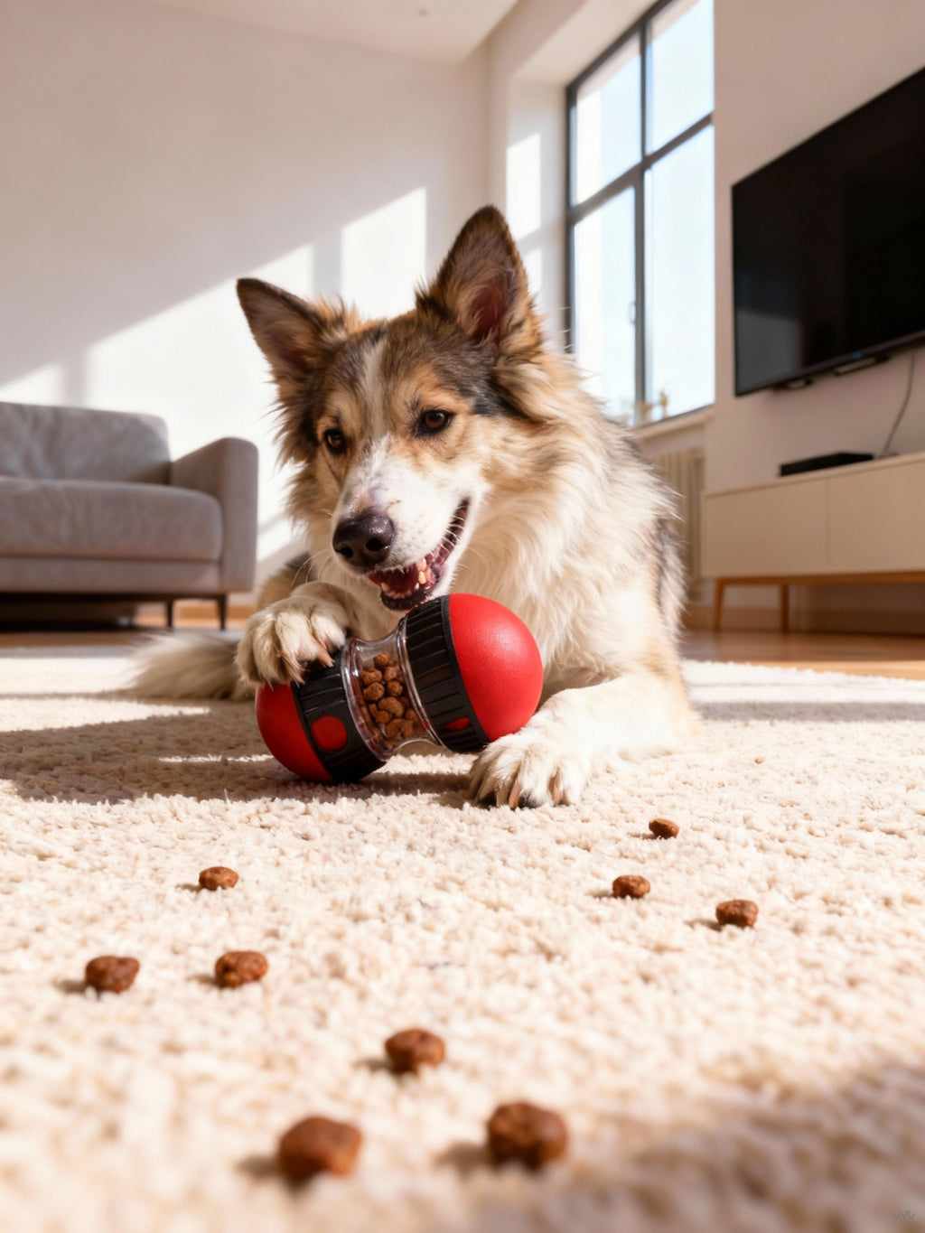 Dog Puzzle Snack Ball  Slow Food Training Toy For All Dog Breeds
