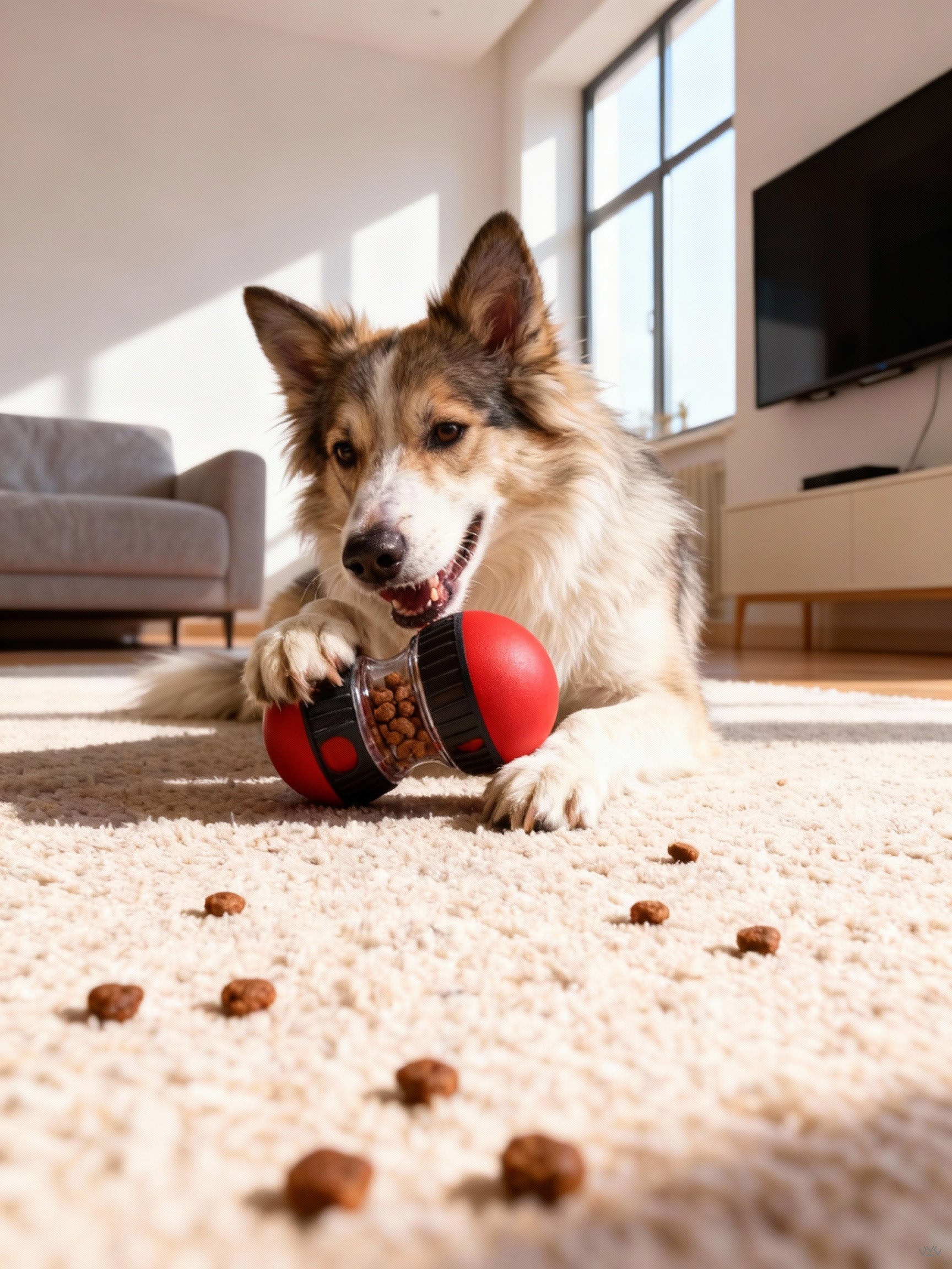 Dog Puzzle Snack Ball  Slow Food Training Toy For All Dog Breeds