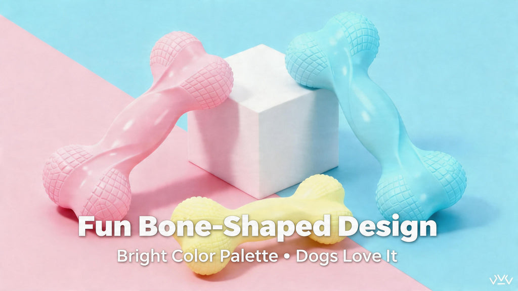 Dog interactive bite bone toy  Molar training suitable for all dog breeds