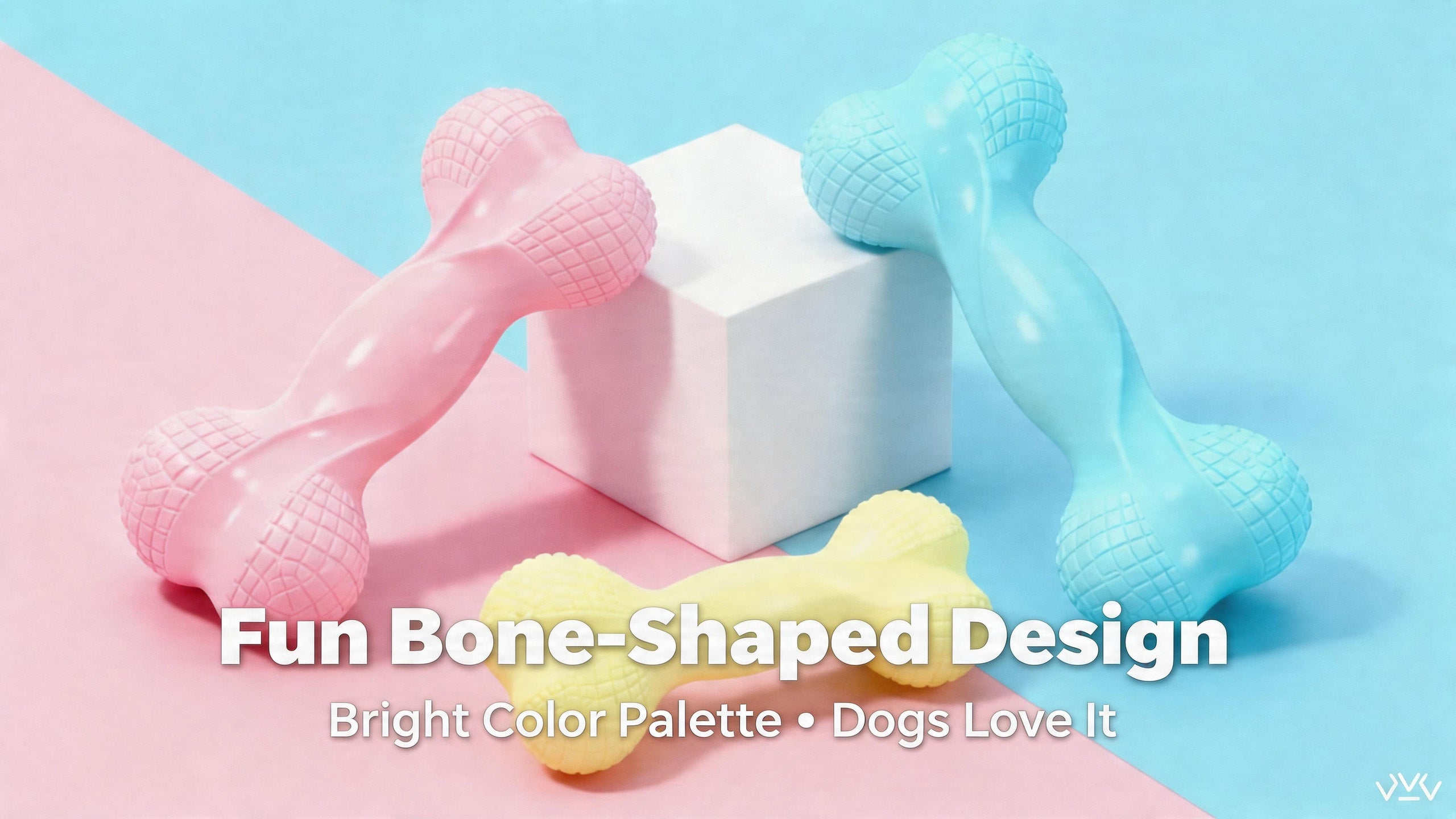 Dog interactive bite bone toy  Molar training suitable for all dog breeds