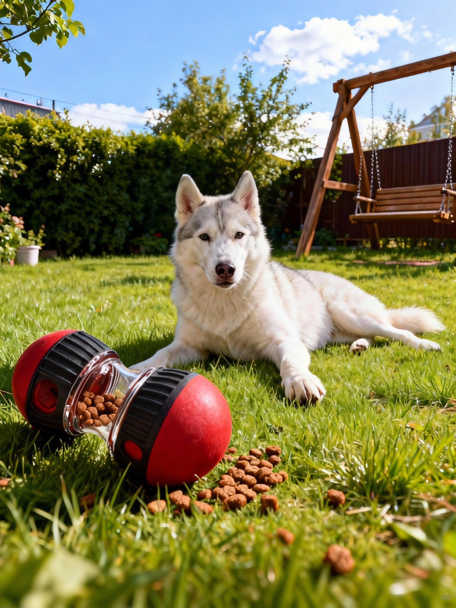 Dog Puzzle Snack Ball  Slow Food Training Toy For All Dog Breeds