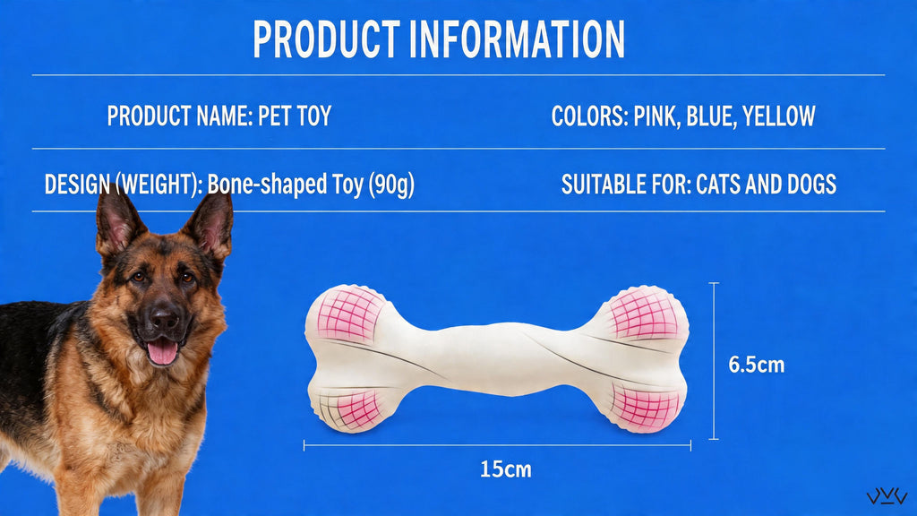 Dog interactive bite bone toy  Molar training suitable for all dog breeds