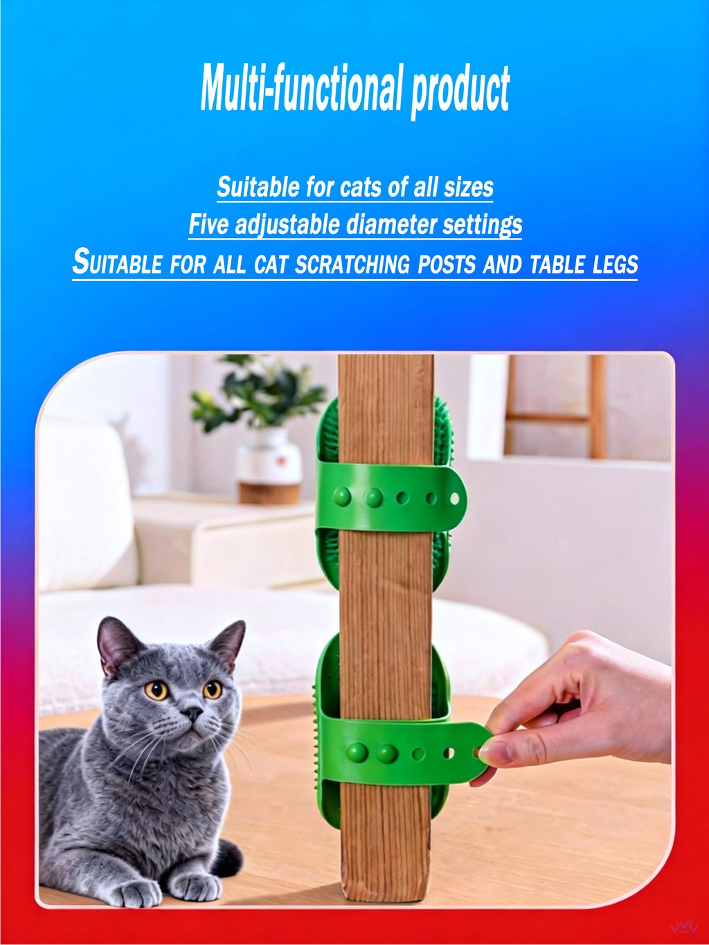 Cat Scratching Tickle Combing Toy  Soft Environmentally Friendly Silicone, Bath Massage, Gentle Hair