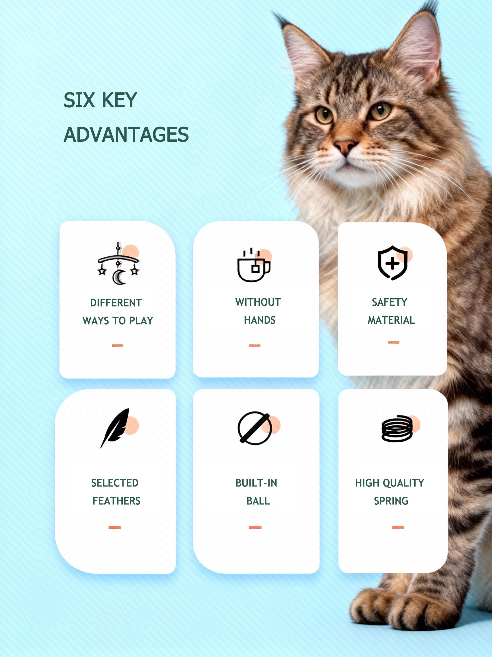 Cat 3 in 1 feather tracking interactive toy  Turntable ball plate design to relieve stress suitable for cats and kittens